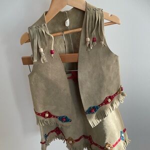 Leather handmade children's set